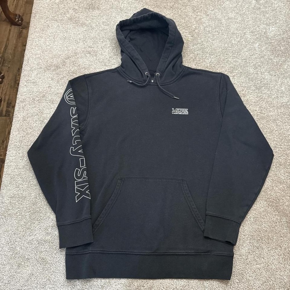 Vans Off The Wall Black Hoodie Medium Skate Streetwear
